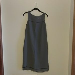 Vintage gray cocktail dress, size 10, EUC
